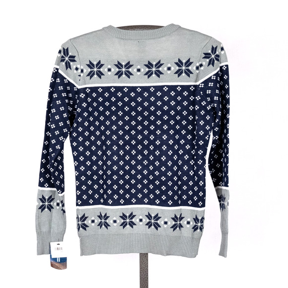 Penn State Nittany Lions Women's NCAA Sport Fan Sweater LARGE Holiday Fair Isle - Picture 4 of 6